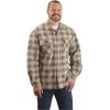 Guide Gear Men’s Sherpa-Lined CPO Shirt Jacket Fleece Long Sleeve Hunting Shirts(Maroon/Black Buffalo Plaid)