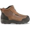 Guide Gear Men’s Silvercliff II Mid Zip Hiking Boots Waterproof Outdoor Shoes(Brown)