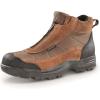 Guide Gear Men’s Silvercliff II Mid Zip Hiking Boots Waterproof Outdoor Shoes(Brown)