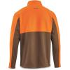 Guide Gear Men’s Upland Quarter-Zip Fleece Pullover; Fall Season Hunting Jacket(Branch/Blaze)