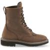 Guide Gear Men’s Western Work 2.0 Lace-up Work Boots; Leather Uppers, Rubber Sole Shoes(Distressed Brown)