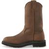 Guide Gear Men’s Western Work 2.0 Pull-On Work Boots; Leather Uppers, Rubber Sole(Distressed Brown)