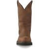Guide Gear Men’s Western Work 2.0 Waterproof Work Boots; Cowboy Rodeo Work Boots Leather Waterproof Footwear(Distressed Brown)