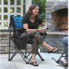 Guide Gear Oversized Camp Chair, Comfy, Portable, Outdoor, Folding, 500-lb. Capacity Blue/Black(Blue/Black)