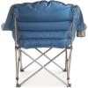 Guide Gear Oversized Extra Large Padded Camping Chair, Portable, Folding, Large Camp Lounge Beach Chairs for Outdoor, Adults, Men and Women, Heavy-Duty 400 Pound Capacity, with Cup Holder Red Plaid(Blue)