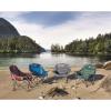 Guide Gear Oversized Extra Large Padded Camping Chair, Portable, Folding, Large Camp Lounge Beach Chairs for Outdoor, Adults, Men and Women, Heavy-Duty 400 Pound Capacity, with Cup Holder Red Plaid(Green)