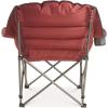 Guide Gear Oversized Extra Large Padded Camping Chair, Portable, Folding, Large Camp Lounge Beach Chairs for Outdoor, Adults, Men and Women, Heavy-Duty 400 Pound Capacity, with Cup Holder Red Plaid(Red Plaid)