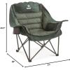Guide Gear Oversized Extra Large Padded Camping Chair, Portable, Folding, Large Camp Lounge Beach Chairs for Outdoor, Adults, Men and Women, Heavy-Duty 400 Pound Capacity, with Cup Holder Red Plaid(Green)