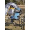 Guide Gear Oversized Rocking Camp Chair, Portable, Outdoor, Folding, 500 Pound Capacity Blue/Black(Blue/Black)
