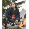Guide Gear Oversized Tall Director’s Camp Chair, Portable, Folding, 500-lb. Capacity Blue/Black(Blue/Black)