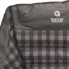 Guide Gear Oversized XL Padded Camping Sofa, Portable, Folding, Large Camp Lounge Couch for Outdoor, Adults, Men and Women, Heavy-Duty 600-lb. Capacity, with Cup Holder Green(Gray Plaid)