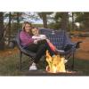Guide Gear Oversized XL Padded Camping Sofa, Portable, Folding, Large Camp Lounge Couch for Outdoor, Adults, Men and Women, Heavy-Duty 600-lb. Capacity, with Cup Holder Green(Gray Plaid)