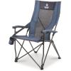 Guide Gear Portable Hardarm Chair, with Carry Bag, for Camping Outdoors, Sporting Events, Beach, Travel(Blue)