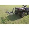 Guide Gear Tine Plow Attachment for ATV, UTV, Truck, Leveling Landscape Rake, Vegetable Garden, 51” Wide with 6 Blades