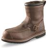 Guide Gear Uplander Men’s Side Zip Hunting Boots Waterproof Leather Shoes(Brown)