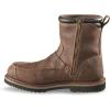 Guide Gear Uplander Men’s Side Zip Hunting Boots Waterproof Leather Shoes(Brown)