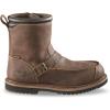 Guide Gear Uplander Men’s Side Zip Hunting Boots Waterproof Leather Shoes(Brown)