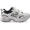 Guide Gear Walking Shoes for Men Hook-and-Loop, Comfortable Shoes for Work, Casual, Working(White/Navy)