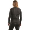 Guide Gear Women’s Lightweight Base Layer Workout Top, Compression Shirt, Long Sleeve Workout Shirts for Women(Black)