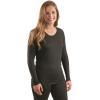 Guide Gear Women’s Lightweight Base Layer Workout Top, Compression Shirt, Long Sleeve Workout Shirts for Women(Black)