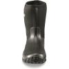 Guide Gear Women’s Waterproof Rubber Boots Mid Bogger Rainboots, Garden, Mud, Farm, Fishing Shoes(Black)