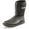 Guide Gear Women’s Waterproof Rubber Boots Mid Bogger Rainboots, Garden, Mud, Farm, Fishing Shoes(Black)