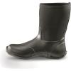 Guide Gear Women’s Waterproof Rubber Boots Mid Bogger Rainboots, Garden, Mud, Farm, Fishing Shoes(Black)
