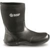 Guide Gear Women’s Waterproof Rubber Boots Mid Bogger Rainboots, Garden, Mud, Farm, Fishing Shoes(Black)