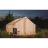 Guide Gear 10×12′ Canvas Wall Tent and Frame for Hunting, Outdoor Camping, 4 Season All Weather Tents with Stove Jack Opening