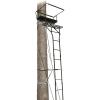 Guide Gear 15’ Double Shot Two-Person Ladder Tree Stand with Grip Jaw System; Portable, Hunting Deer Season
