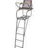 Guide Gear 15.5′ Climbing Ladder Tree Stand for Hunting with Mesh Seat, Hunting Gear, Equipment, and Accessories(Realtree APX)