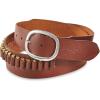 Guide Gear 20 Loop Cartridge Belt Slide for Men, Leather, Western-Style, .17 HMR/.22LR(Brown)