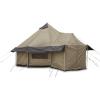 Guide Gear Base Camp Tent, Outdoor, Hiking, Hunting, Four Season Camping with Stove Jack