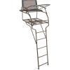Guide Gear Big Boy XL 18′ Ladder Tree Stand for Hunting Climbing Seat Hunt Gear Equipment Accessories(Black)