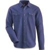 Guide Gear Campfire Chamois Shirt(Cobalt Blue)