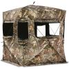 Guide Gear Field General 4-Star Hunting Ground Blind, 1 Man Person Tent, Turkey, Duck, Deer Hunting Gear Equipment Accessories(Realtree APX)