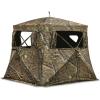 Guide Gear Flare 270 Pop-Up Hunting Camo Ground Blind for Deer, Duck, Bow, and Turkey Hunting Gear, Equipment, and Accessories(Mossy Oak Country Roots)