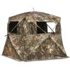 Guide Gear Flare 270 Pop-Up Hunting Camo Ground Blind for Deer, Duck, Bow, and Turkey Hunting Gear, Equipment, and Accessories(Realtree APX)