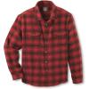 Guide Gear Heavyweight Flannel Shirt Jacket; for Working, Hunting or Casual Wear for Men(Red Plaid)