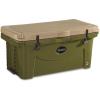 Guide Gear Ice Chest Camping Cooler Large and Rotomolded 90 Quart, Grizzly Bear Resistant(Tan/Green)