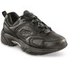 Guide Gear Lace Up Walking Shoes for Men, Comfortable Shoes for Work, Casual Working(Black/Charcoal)