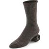 Guide Gear Lightweight Performance Crew Socks for Men and Women, Outdoor, Hiking, Running, Walking, Trekking, Sports, 3 Pairs(Black)
