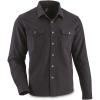 Guide Gear Long Sleeve Cotton Chamois Shirt; for Working, Hunting or Casual Wear for Men(Navy)