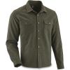 Guide Gear Long Sleeve Cotton Chamois Shirt; for Working, Hunting or Casual Wear for Men(Rifle Green)