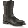 Guide Gear Men’s 10″ Western Wellington 2.0 Waterproof Boots; Cowboy Rodeo Work Boots Leather Waterproof Footwear(Black)