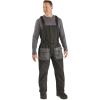 Guide Gear Men’s Barrier Unlined Bibs Fishing Pants, Breathable Waterproof and Heavy Duty(Black/Gray)