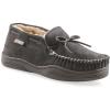 Guide Gear Men’s Moccasin Slippers Suede Chukka, Indoor and Outdoor Bedroom House Slippers(Charcoal)