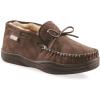 Guide Gear Men’s Moccasin Slippers Suede Chukka, Indoor and Outdoor Bedroom House Slippers(Rootbeer)