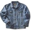 Guide Gear Men’s Unlined Jacket; Cotton Button Down Cowboy Jean Coat(Medium Stonewash)