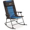 Guide Gear Oversized Rocking Camp Chair, Portable, Outdoor, Folding, 500 Pound Capacity Blue/Black(Blue/Black)